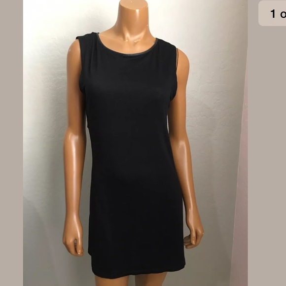 Alice + Olivia black open back mini dress - Picture 2 of 5